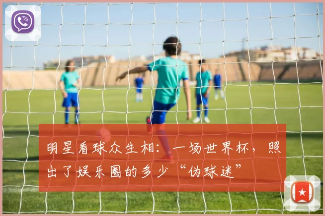明星看球众生相：一场世界杯，照出了娱乐圈的多少“伪球迷”