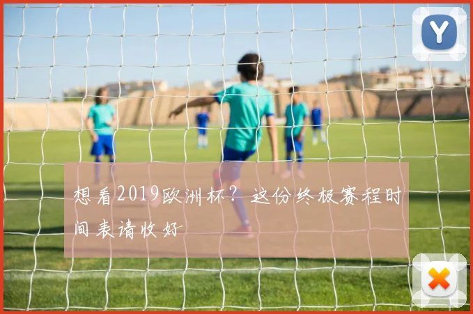 想看2019欧洲杯?这份终极赛程时间表请收好